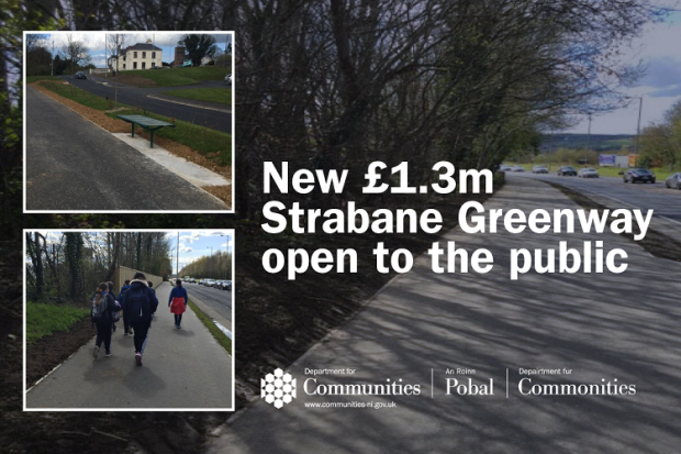 Significant £1.3m Strabane Greenway up and running to the public