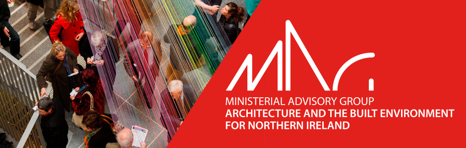 Header graphic showing people from above with text Ministerial Advisory Group MAG