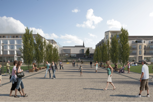 CGI image of the proposed completed Queen's Parade scheme