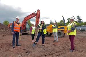 Minister Hargey cuts the sod on new £6.5m shared housing scheme 